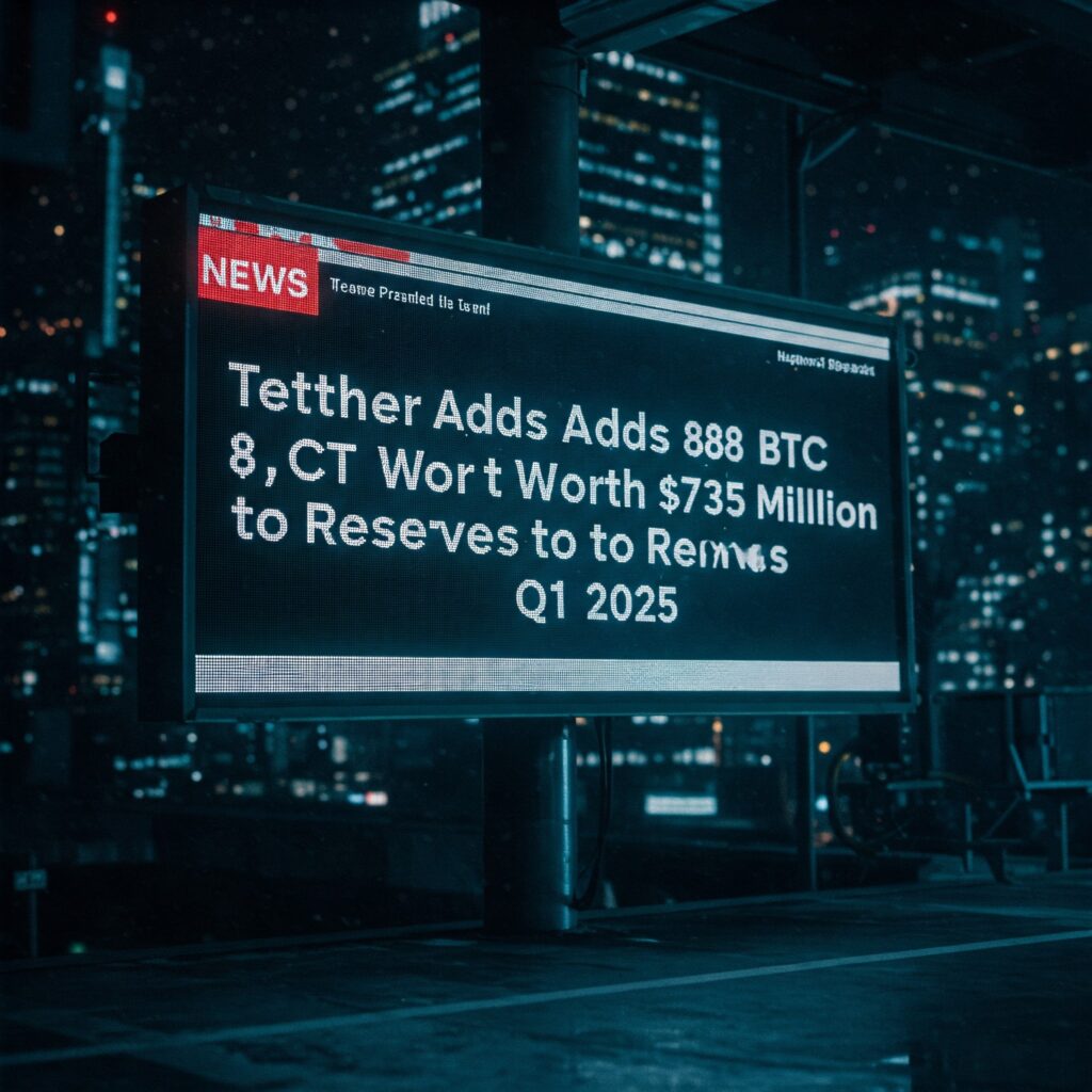 Tether Adds 8888 BTC